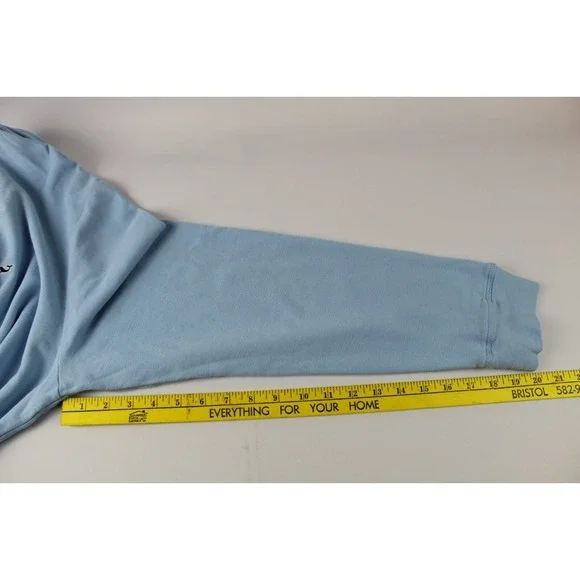Vineyard Vines Sweater Men's L Blue 1/4 Zip Pullover Pima Cotton Golf Whale - Picture 7 of 7